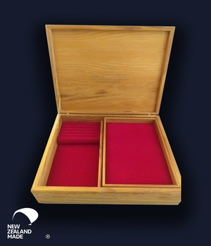 Rimu Jewellery Box Large - 1 Lift Out Tray