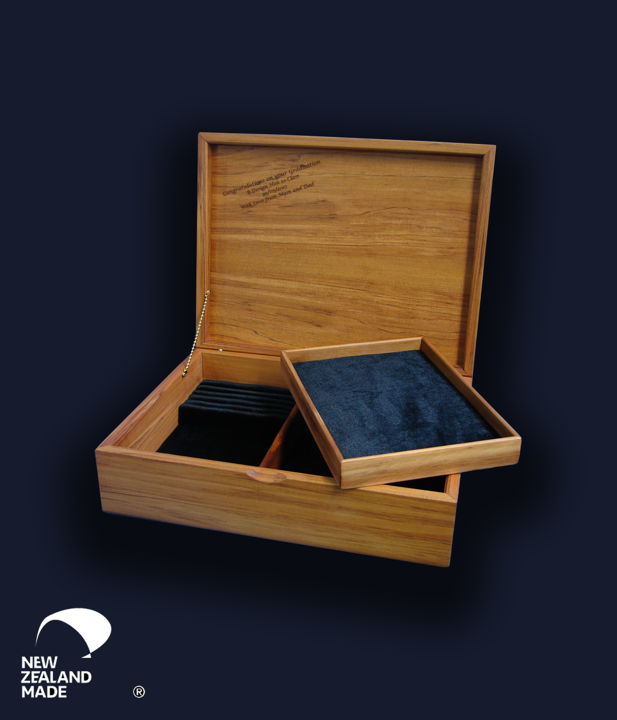 Custom 115JH Black Jewellery Box